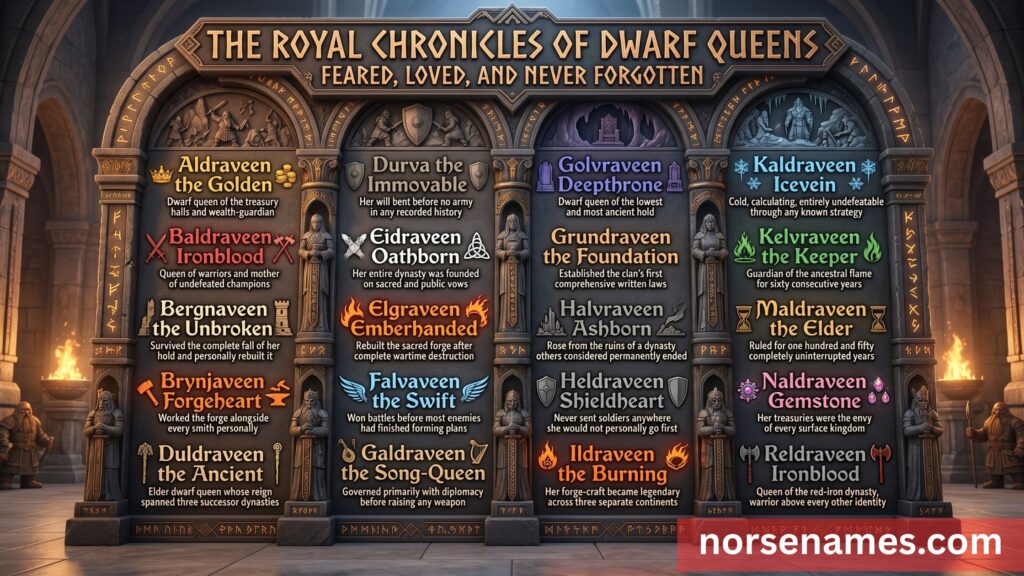 Dwarf Queen Names