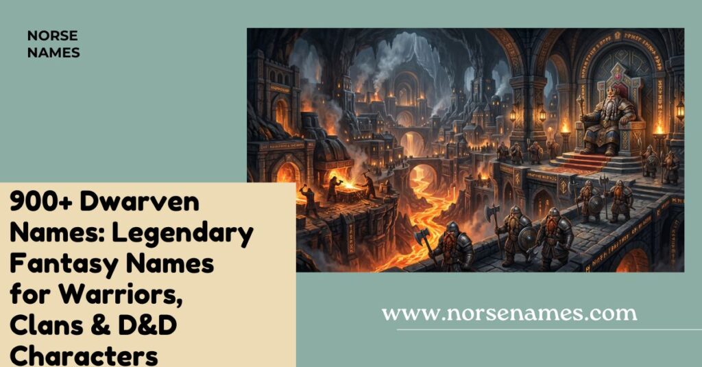 Dwarven names