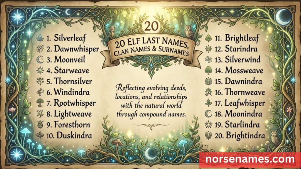 Elf Last Names, Clan Names & Surnames