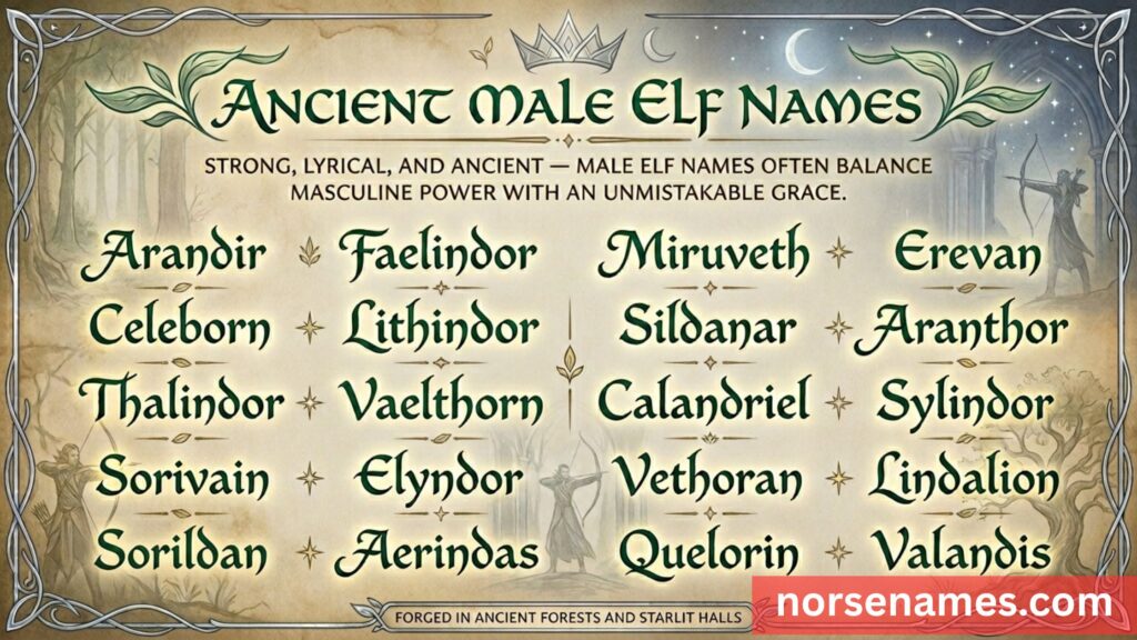 Elf Names Male