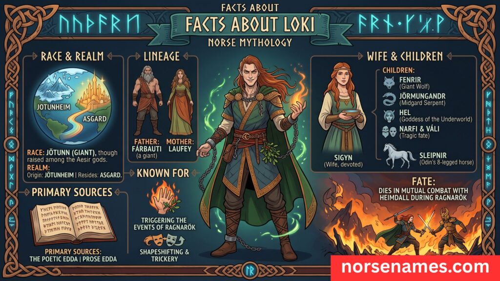 Facts About Loki Norse Mythology