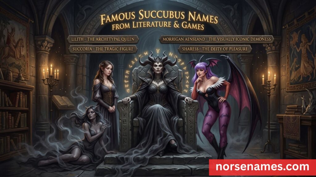 Famous Succubus Names From Literature & Games