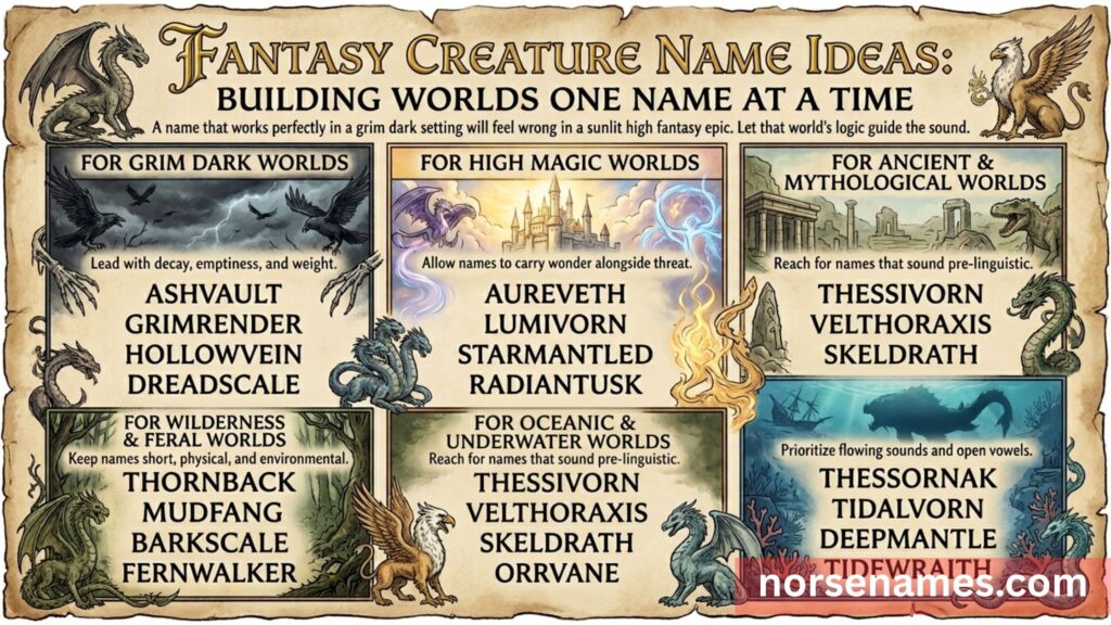 Fantasy Creature Name Ideas: Building Worlds One Name at a Time