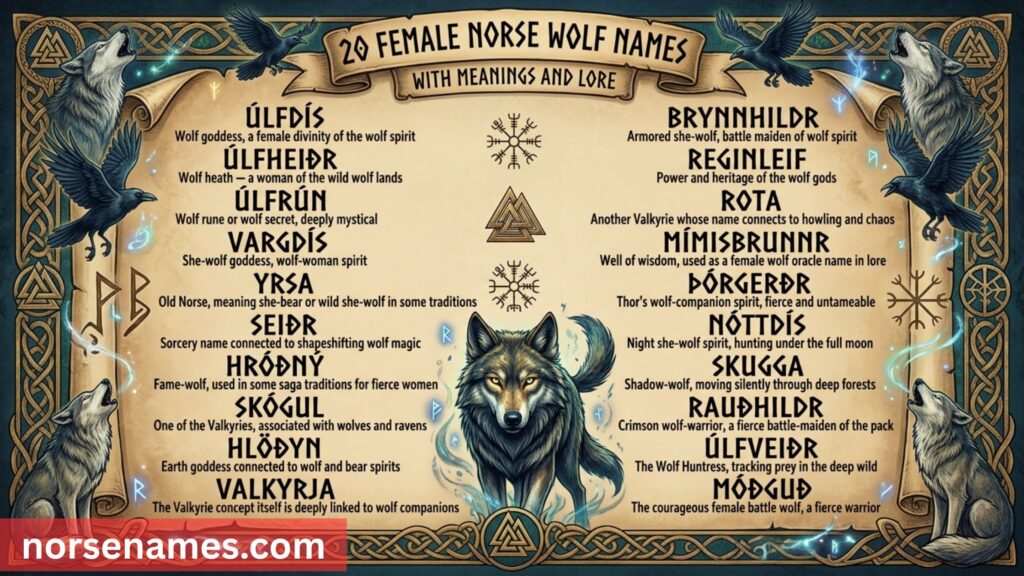Female Norse Wolf Names