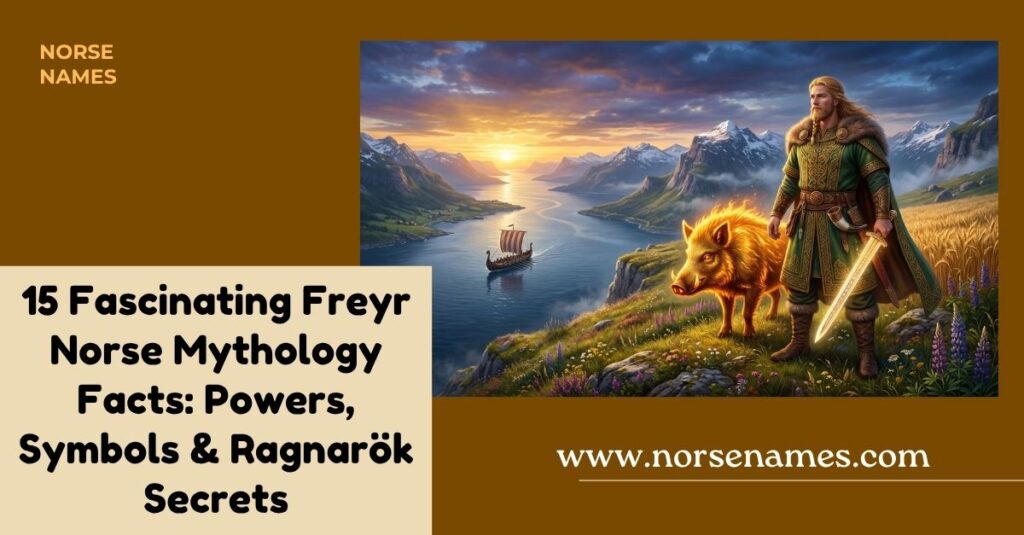 Freyr Norse Mythology