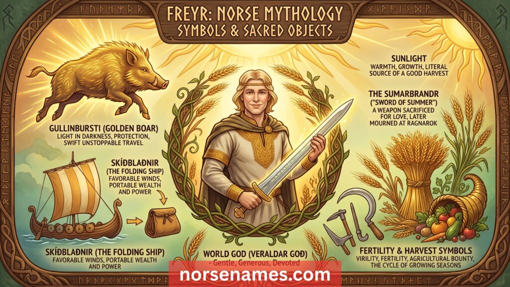Freyr Norse Mythology Symbols and Sacred Objects