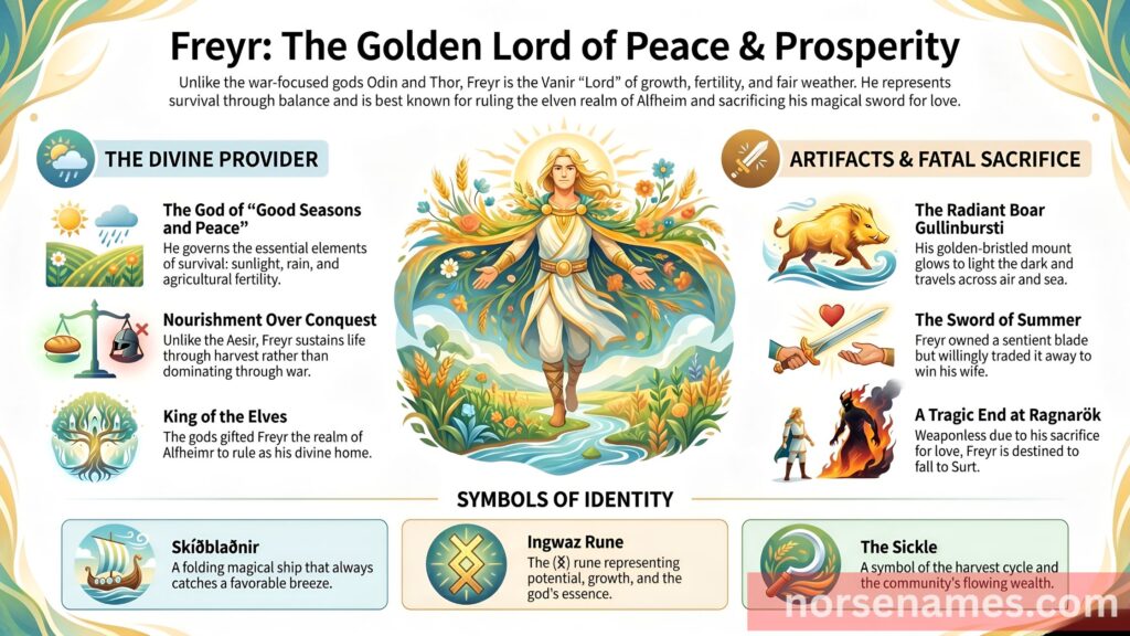 Freyr: The Golden Lord of Peace and Prosperity