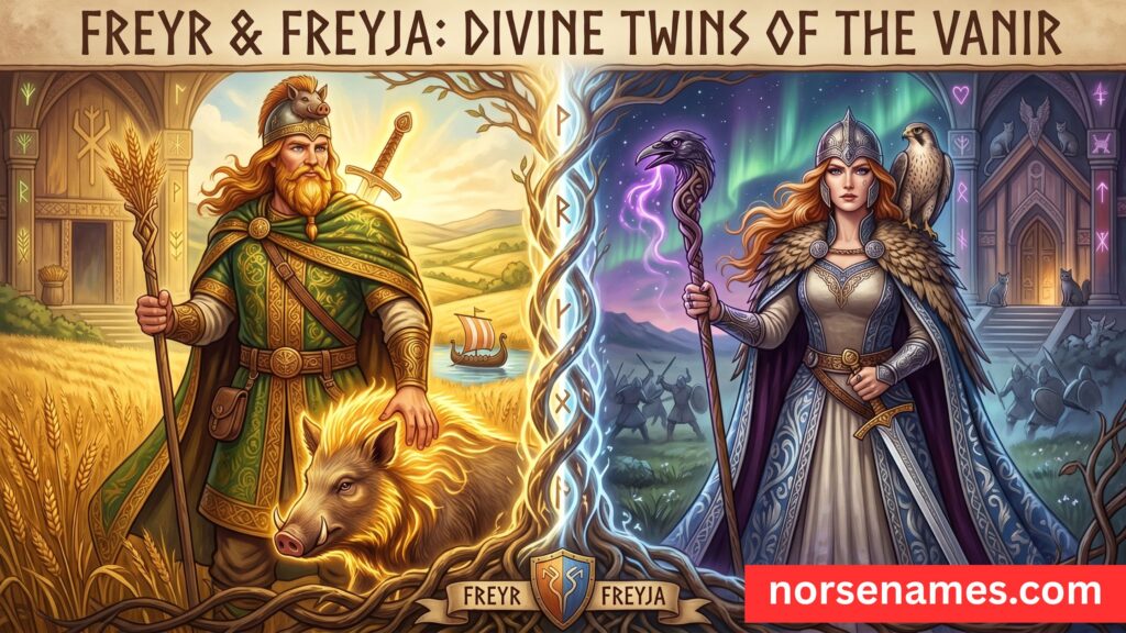 Freyr and Freyja: The Divine Twins of the Vanir