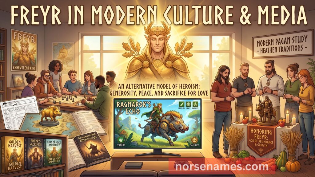 Freyr in Modern Culture and Media