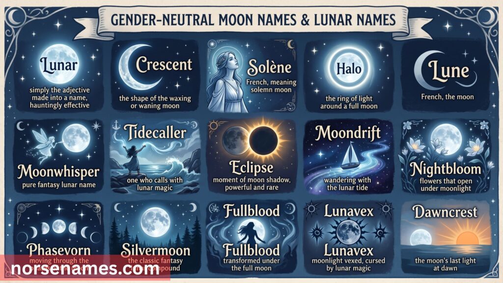 Gender-Neutral Moon Names & Lunar Names