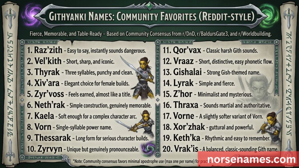 Githyanki Names Reddit