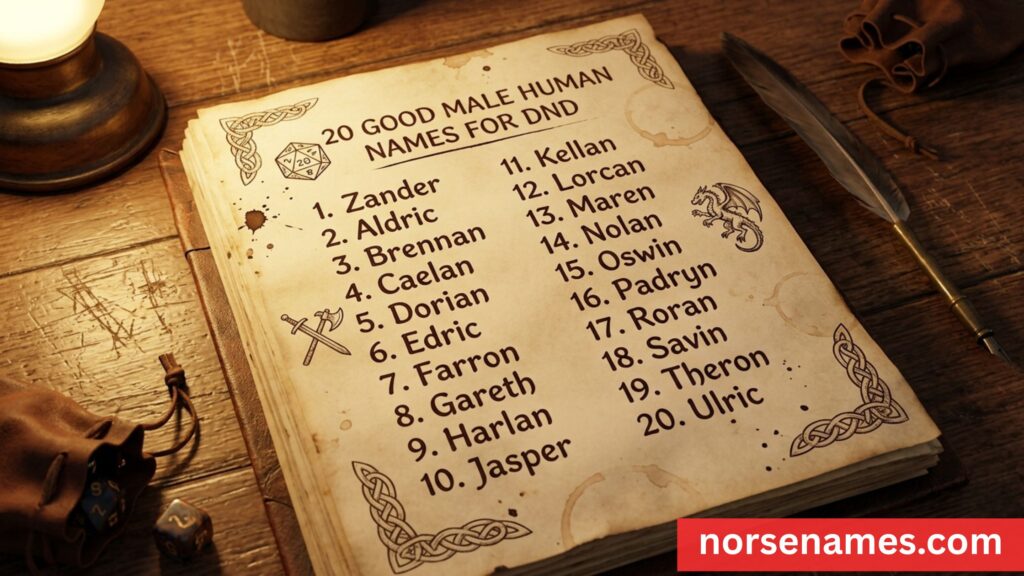 Good Male Human Names for DnD