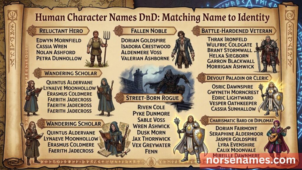 Human Character Names DnD