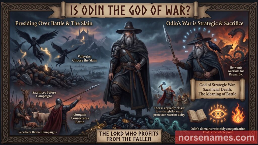 Is Odin the God of War?