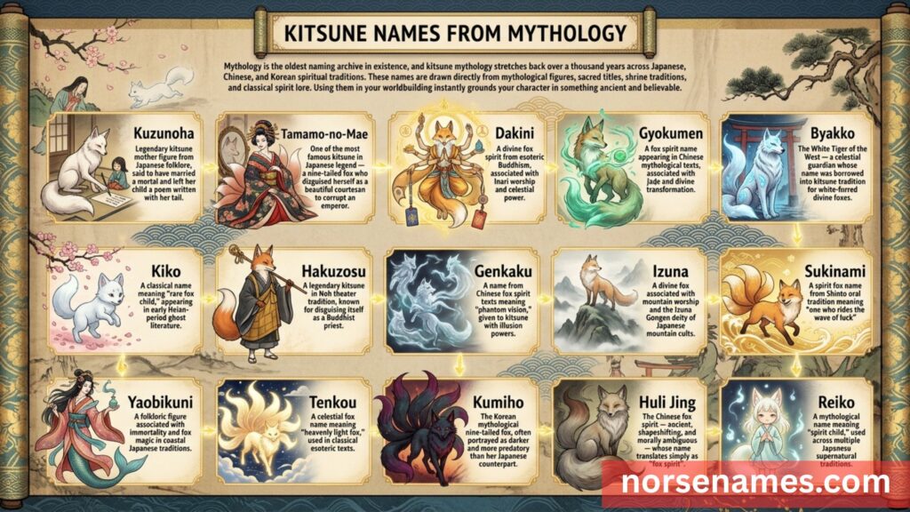 Kitsune Names From Mythology