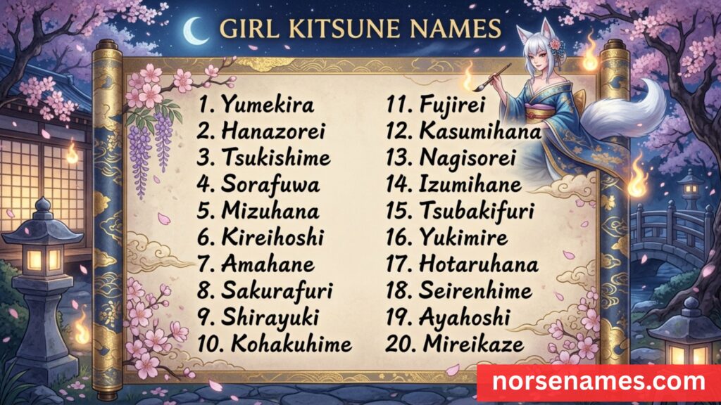 Kitsune Names Girl