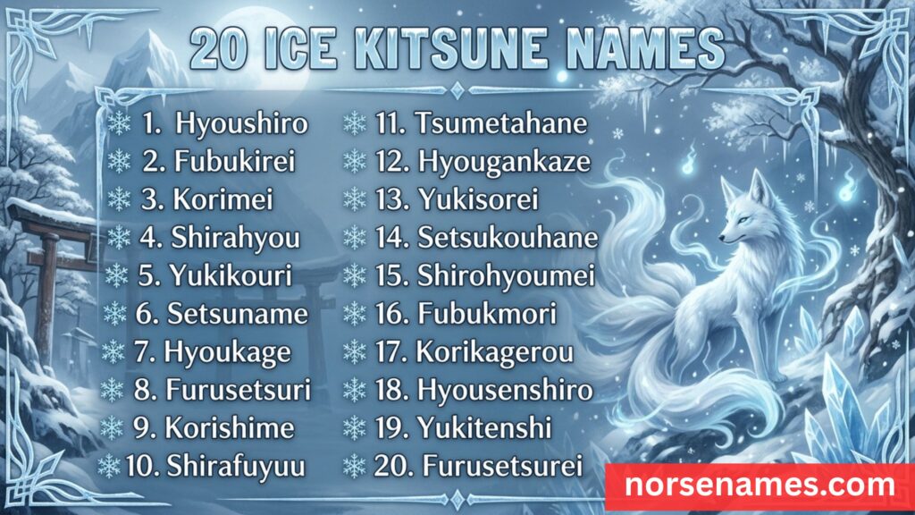 Kitsune Names Ice