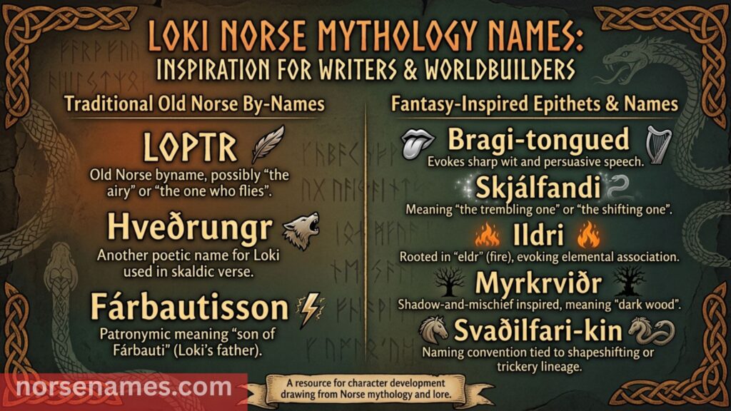 Loki Norse Mythology Names