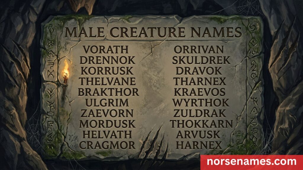 Male Creature Names