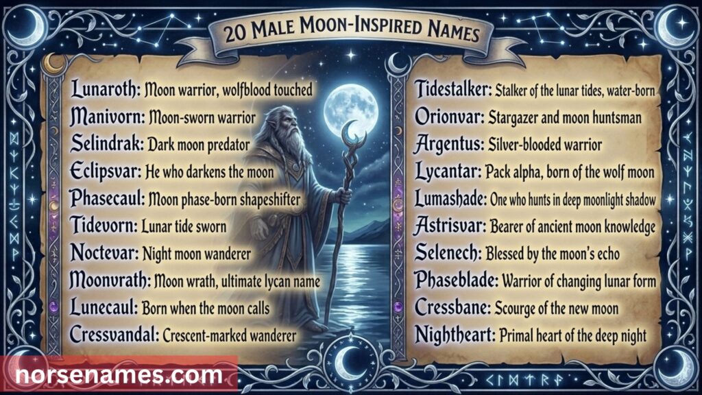 Male Moon-Inspired Names