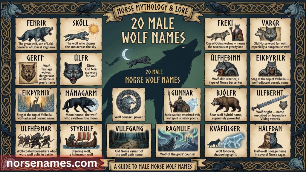 Male Norse Wolf Names