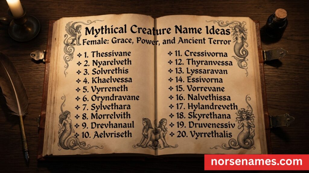 Mythical Creature Name Ideas Female: Grace, Power, and Ancient Terror