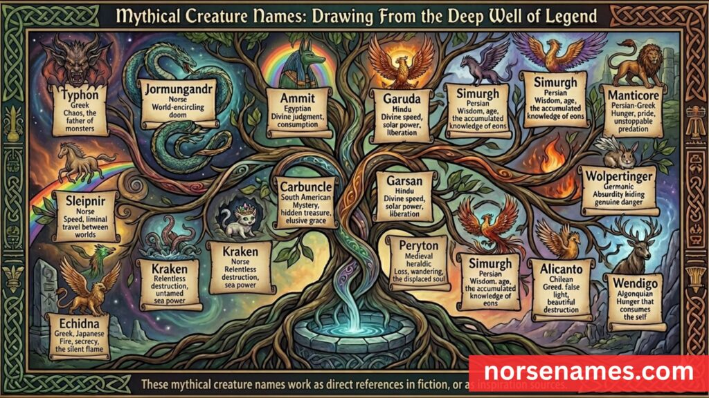 Mythical Creature Names: Drawing From the Deep Well of Legend