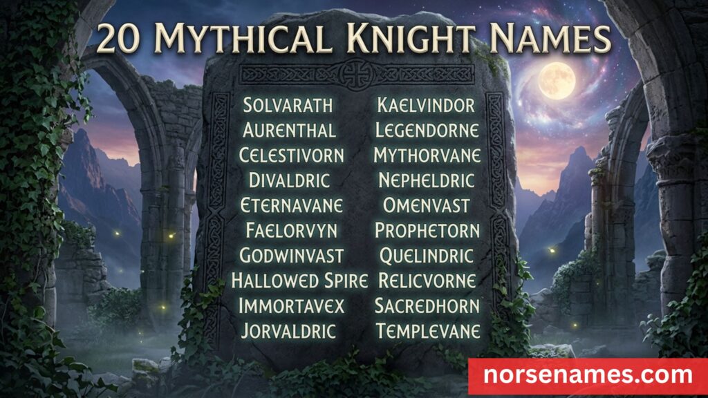 Mythical Knight Names