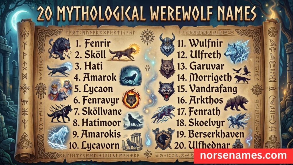 Mythological Werewolf Names