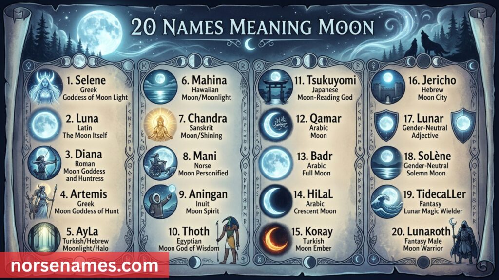 Names Meaning Moon