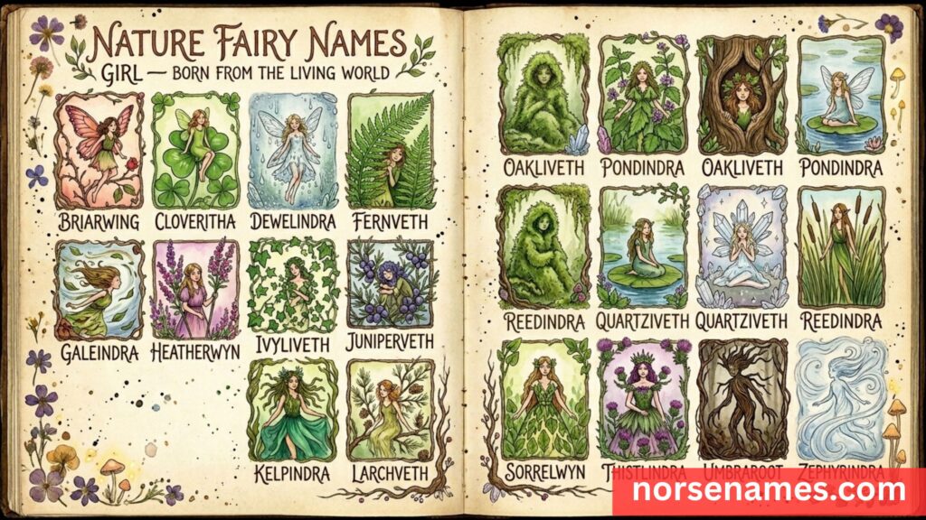 Nature Fairy Names Girl