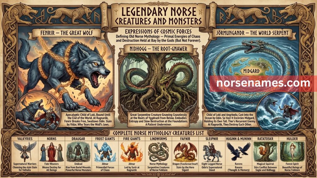 Norse Mythology Creatures and Monsters