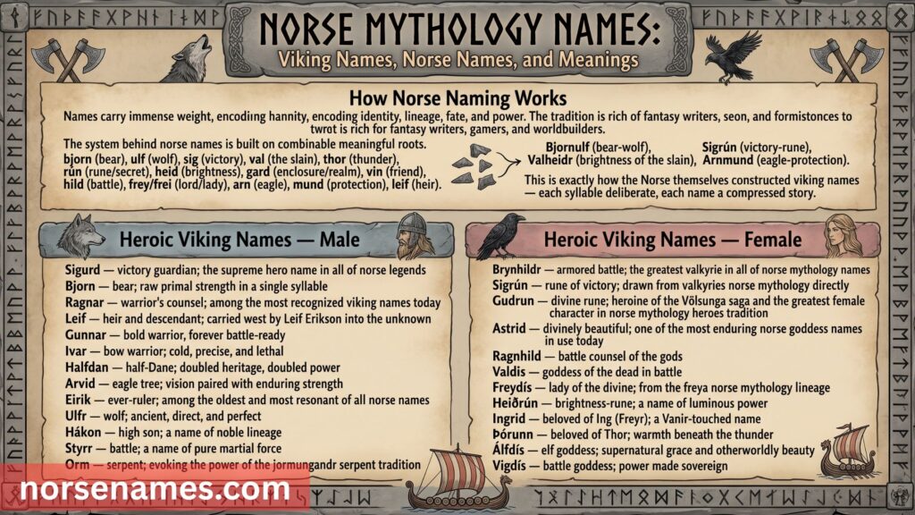 Norse Mythology Names: Viking Names, Norse Names, and Meanings