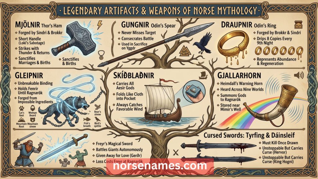 Norse Mythology Weapons and Artifacts