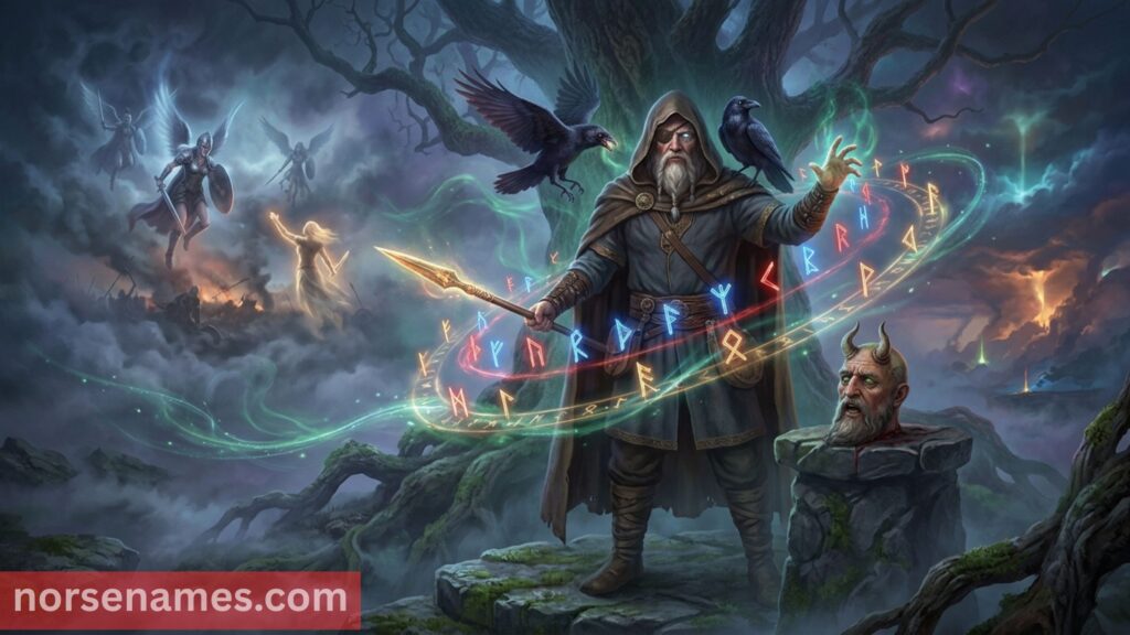 Odin Norse Mythology Powers and Abilities