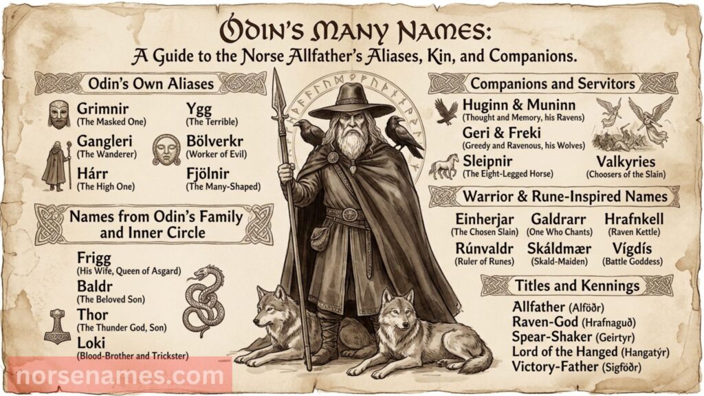 Odin's Names and Titles in Norse Mythology