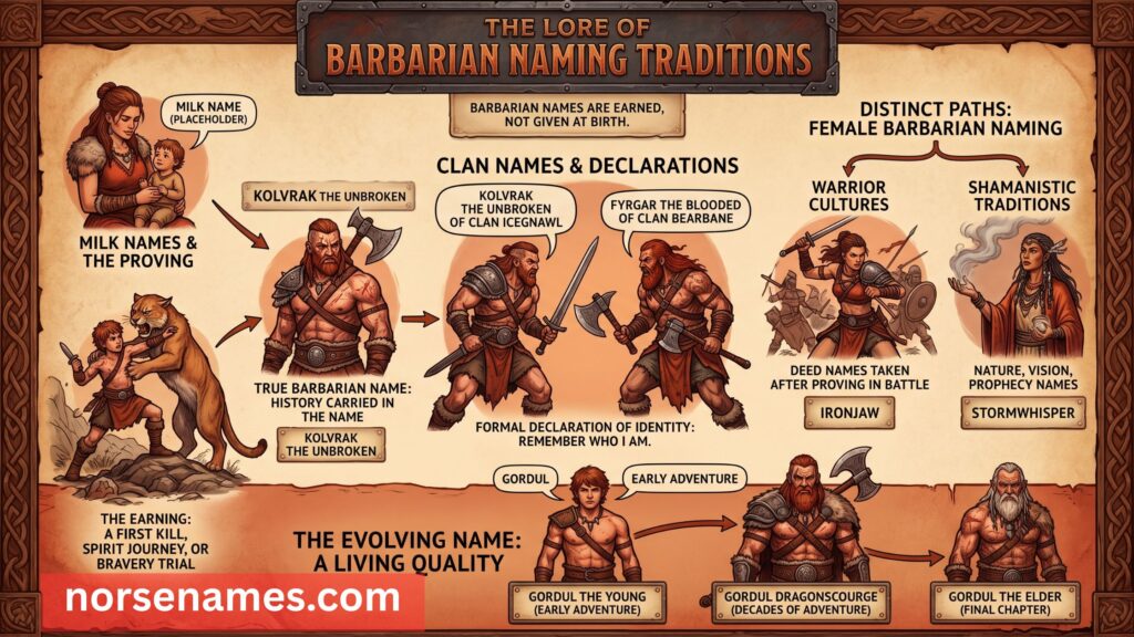 The Lore of Barbarian Naming Traditions