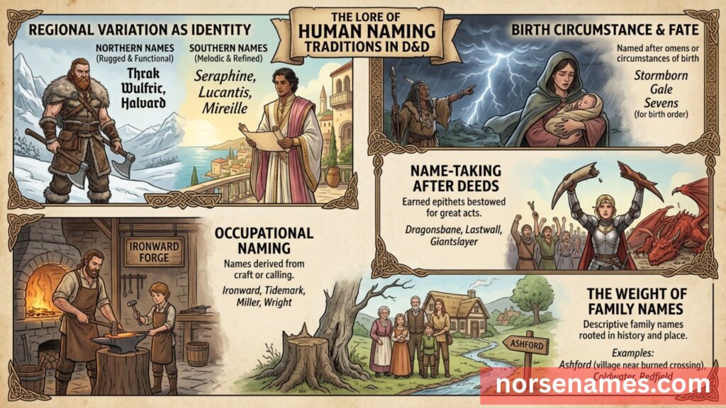 The Lore of Human Naming Traditions in DnD