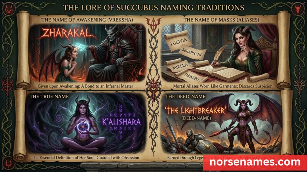 The Lore of Succubus Naming Traditions