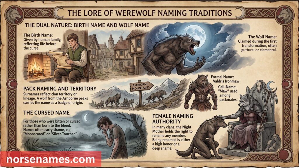 The Lore of Werewolf Naming Traditions