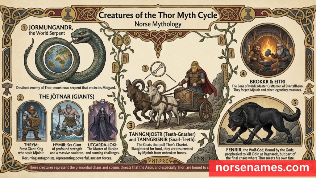 Thor Norse Mythology Creatures
