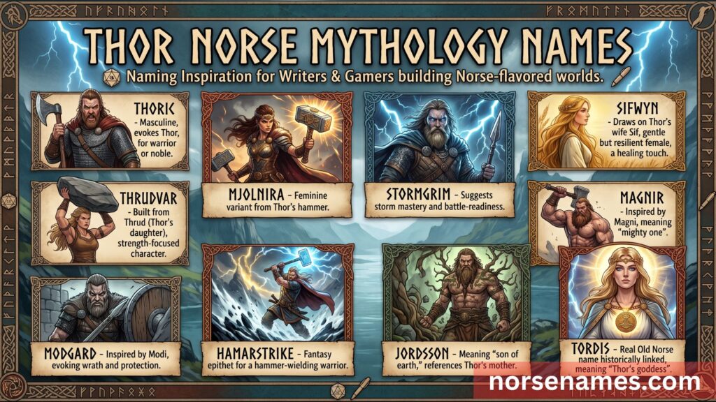 Thor Norse Mythology Names