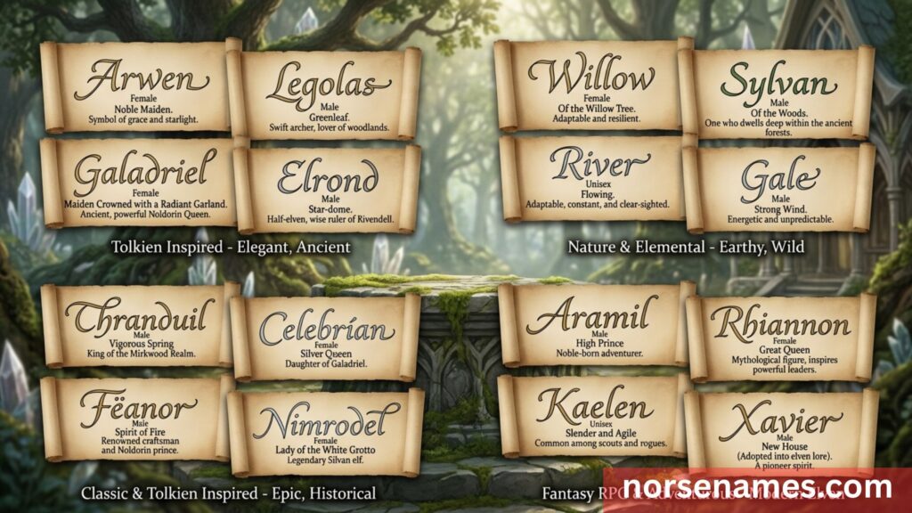Top Elf Names
