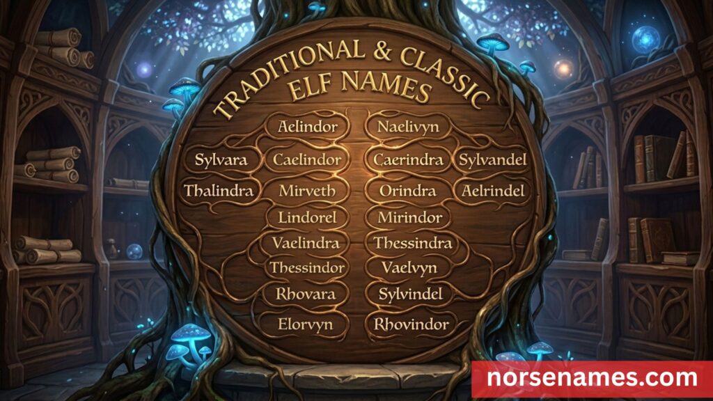 Traditional & Classic Elf Names (Elven Names )