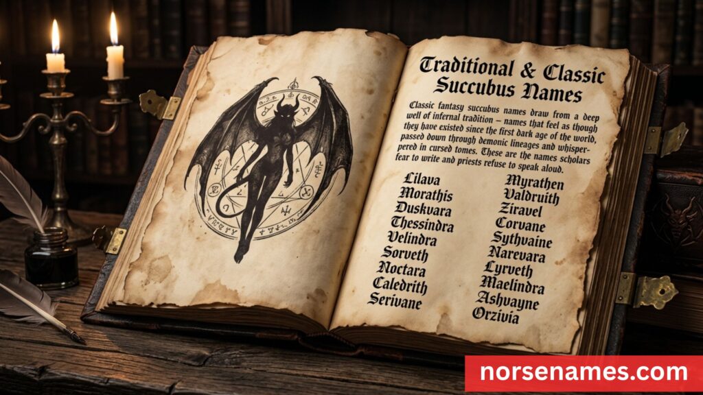 Traditional & Classic Succubus Names