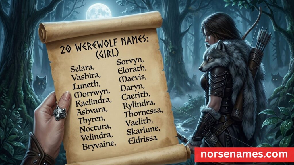 Werewolf Names Girl