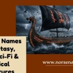 Legendary Viking-inspired fantasy ship with dragon prow sailing through stormy seas under a dramatic sky.